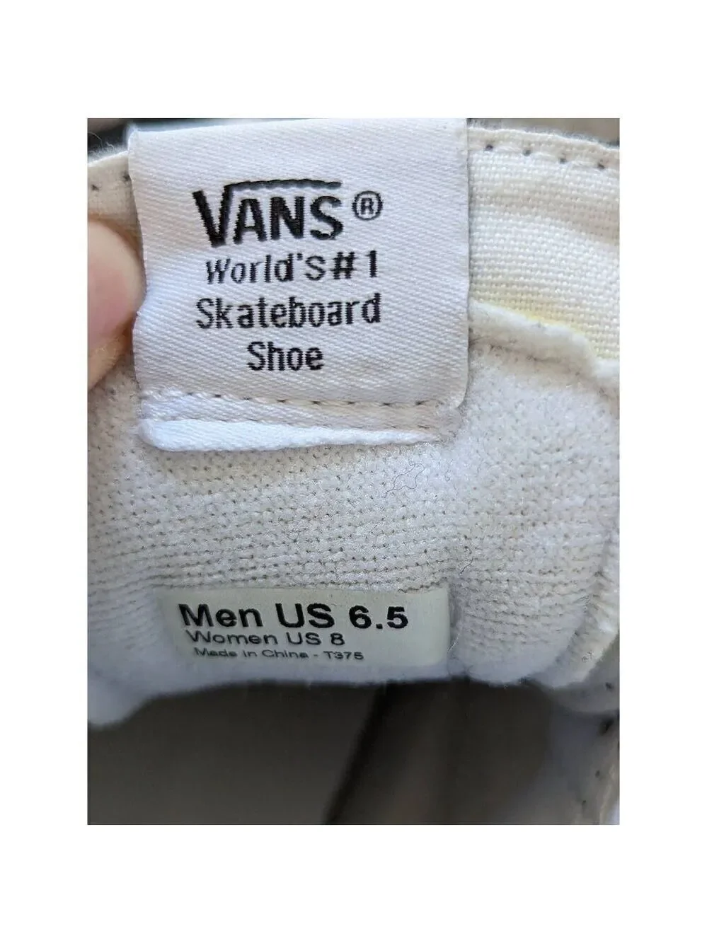 Vans Women's Black High-Cut Lace-Up Skateboard Shoes Size 8